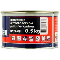 Шпатлевка REOFLEX Flex Carbon наполнительная с углеволокном (0,5кг) RX S-08 фото 1