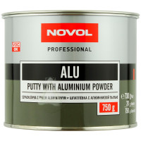 Шпатлевка NOVOL ALU наполнительная с алюминием (0,75кг) фото 1