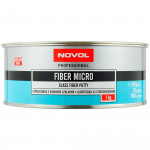 Шпатлевка NOVOL FIBER MICRO наполнительная со стекловолокном (1кг)