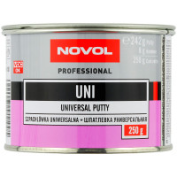 Шпатлевка NOVOL UNI наполнительная среднезернистая универсальная (0,25кг) фото 1