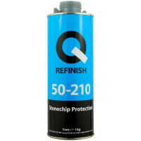 Антигравий Q-REFINISH 50-210 окрашиваемый на основе каучука СЕРЫЙ (1кг) фото 1