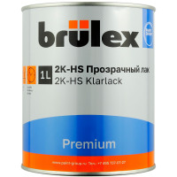 Лак 2К BRULEX HS PREMIUM 2+1 акриловый (1л) (г. Тверь) фото 1