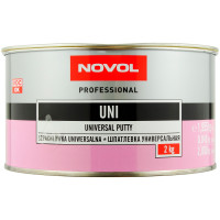 Шпатлевка NOVOL UNI наполнительная среднезернистая универсальная (2кг) фото 1