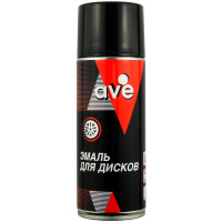 Аэрозоль AVE эмаль для дисков ЧЕРНЫЙ (520мл) фото 1