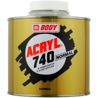 Разбавитель HB BODY 740 для акриловых ЛКМ 0,5л (НОРМАЛЬНЫЙ) фото 1