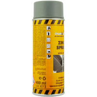 Грунт-спрей цинкосодержащий термостойкий CHAMALEON 1K ZINC SPREY (400 мл) СЕРЫЙ фото 1