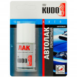 Лак автомобильный KUDO KU-70000 ремонтный во флаконе с кисточкой (15мл)