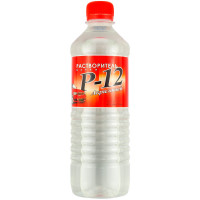 Растворитель Р-12 ГОСТ 7827-74 акриловый универсальный бутылка СИНТЕЗ (0,48л) фото 1