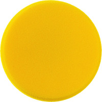 Круг полировальный AVE поролоновый жесткий на винте желтый (М14 150x50 мм) фото 1