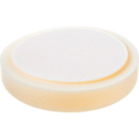 Круг полировальный AVE поролоновый жесткий на липучке белый (150x30 мм) фото 1