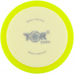 Круг полировальный TOR поролоновый жесткий на липучке желтый (150x30 мм)