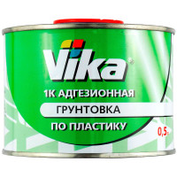 Грунт по пластику адгезионный 1К VIKA (0,5л) ПРОЗРАЧНЫЙ фото 1