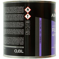 Грунт-наполнитель акриловый 2K ARMAX 4+1 HS «прямо на металл» (0,8л) ЧЕРНЫЙ фото 1