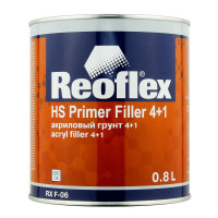 Грунт-наполнитель 2К REOFLEX 4+1 (0,8л) СЕРЫЙ фото 1