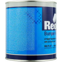 Структурное покрытие 1K REOFLEX RX P-07 Bumper Paint эмаль для бамперов/пластика ЧЕРНЫЙ (0,75л) фото 1