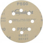 Абразивный круг на липучке SUNMIGHT GOLD B312T (125 мм; 8 отв; Р500; золотой) 58117