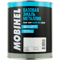 Автоэмаль MOBIHEL ЧЕРНЫЙ PREMIUM UNI 1л (металлик)