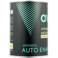 Автоэмаль AVE 1K МЛ-ВК БЕЛЫЙ ГАЗ 0,8кг (алкидная) фото 1