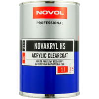 Лак бесцветный NOVOL 2К HS 2+1 NOVAKRYL акриловый (1 л) фото 1