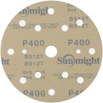 Абразивный круг на липучке SUNMIGHT GOLD B312T (150 мм; 15 отв; Р400; золотой) 44316