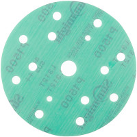 Абразивный круг на липучке SUNMIGHT FILM L312T+ (150 мм; 15 отв; Р1500; зеленый) 53022 фото 1