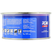 Шпатлевка RGM REFINISH PLASTIC наполнительная по пластику (0,5кг) фото 1