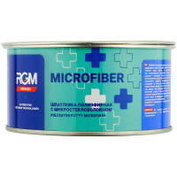Шпатлевка RGM REFINISH MICROFIBER наполнительная полиэфирная с микростекловолокном (0,5кг) фото 1