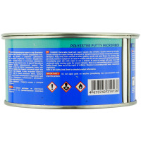 Шпатлевка RGM REFINISH MICROFIBER наполнительная полиэфирная с микростекловолокном (0,5кг) фото 1