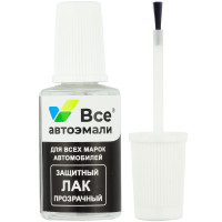 Лак автомобильный защитный, для ремонта сколов и царапин, во флаконе с кисточкой (20 мл) фото 1