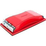 Брусок для шлифования TOR, 212 х 105 мм, пластиковый с зажимами 1301-0212