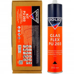 Набор для вклейки автомобильных стекол SOLID KIT PU 203, 3 часа, (310 мл) ЧЕРНЫЙ