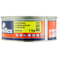 Шпатлевка REOFLEX PUTTY MULTI универсальная наполнительная среднезернистая полиэфирная (1 кг) RX S-01 фото 1