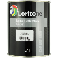 Автоэмаль базовая 1К LORITONE VW/SKODA LB9A CANDYWEISS 1л (металлик) BC6050-1000