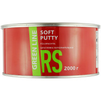 Шпатлевка GREEN LINE SOFT PUTTY наполнительная среднезернистая универсальная мягкая (2кг) фото 1