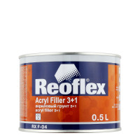 Грунт-наполнитель 2К REOFLEX 3+1 (0,5л) БЕЛЫЙ фото 1