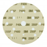 Абразивный круг на липучке 3М 255P+ Hookit (150 мм; 15 отв; Р400; золотой)