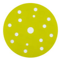 Абразивный круг на липучке 3М 255P+ Hookit (150 мм; 15 отв; Р500; золотой) фото 1