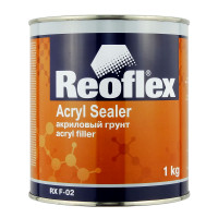 Грунт-наполнитель 1К REOFLEX быстросохнущий (1кг) СЕРЫЙ фото 1